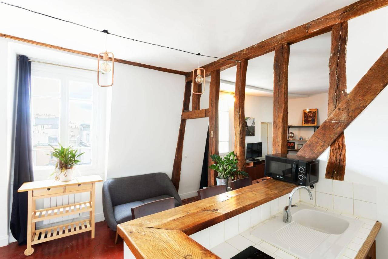 Montorgueil Area Paris Center City Apartment Exterior foto